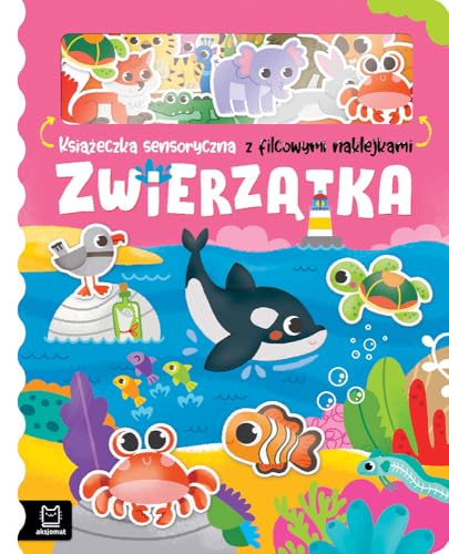 Zwierzątka Książeczka sensoryczna z filcowymi naklejkami von Aksjomat