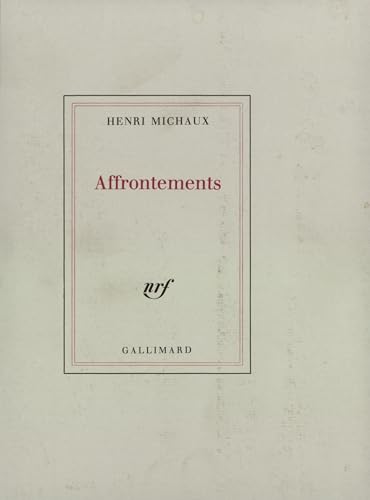 Affrontements von GALLIMARD