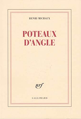 Poteaux d'angle Poteaux d'angle von GALLIMARD