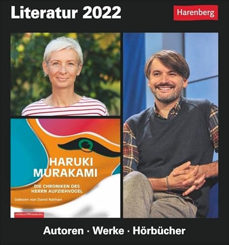 Literatur Kalender 2022: Autoren, Werke, Buchtipps, Hörbücher