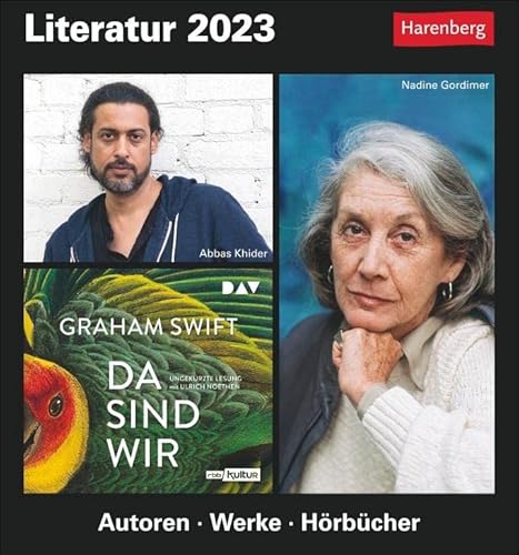 Literatur Tagesabreißkalender 2023. Tischkalender für jeden Tag mit den Größen der Literatur. Tageskalender 2023 zum Abreißen mit Literatur-Quiz für ... Kulturkalender - Autoren, Werke, Hörbücher