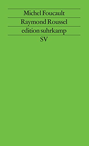 Raymond Roussel (edition suhrkamp) von Suhrkamp Verlag AG