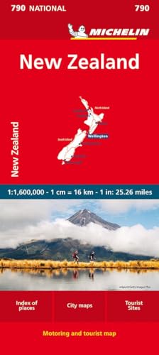 Michelin Neuseeland: Straßen- und Tourismuskarte 1:1 600.000 (MICHELIN Nationalkarten)