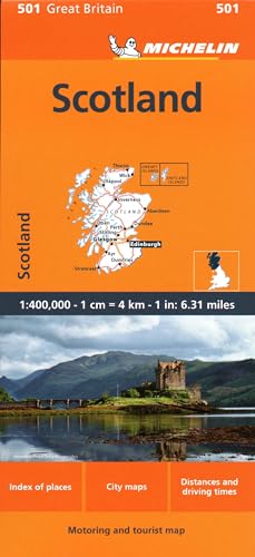 Great Britain: Scotland Map # 501 (Michelin Maps, 501)