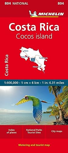 Michelin Costa Rica: Straßen- und Tourismuskarte 1:600.000 (MICHELIN Nationalkarten) von MICHELIN