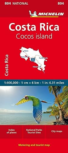 Michelin Costa Rica: Straßen- und Tourismuskarte 1:600.000 (MICHELIN Nationalkarten)