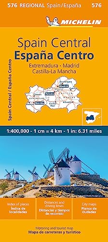 Michelin Estremadura, Kastilien-La Mancha, Madrid: Straßen- und Tourismuskarte 1:400 000 (MICHELIN Regionalkarten) von Michelin, Vertrieb durch GRÄFE UND UNZER VERLAG GmbH