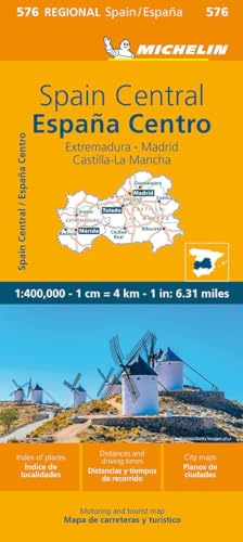 Michelin Estremadura, Kastilien-La Mancha, Madrid: Straßen- und Tourismuskarte 1:400 000 (MICHELIN Regionalkarten)