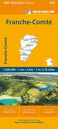 Michelin Franche-Comte: Straßen- und Tourismuskarte 1:200.000 (MICHELIN Regionalkarten) von Michelin, Vertrieb durch GRÄFE UND UNZER VERLAG GmbH