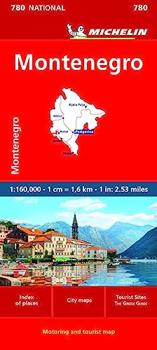 Michelin Montenegro: Straßen- und Tourismuskarte 1:160.000 (MICHELIN Nationalkarten) von Michelin, Vertrieb durch GRÄFE UND UNZER VERLAG GmbH