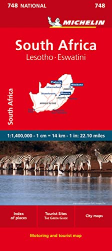 Michelin Südafrika: Straßen- und Tourismuskarte 1: 1.500.000 (MICHELIN Nationalkarten) von Gräfe und Unzer
