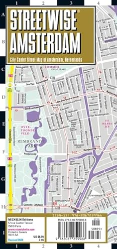 Streetwise Amsterdam Map: City Center Street Map of Amsterdam, Netherlands (Streetwise Maps)
