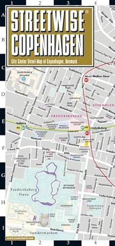 Streetwise Copenhagen Map: City Center Street Map of Copenhagen, Denmark (Michelin Maps)