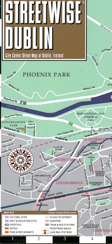 Streetwise Dublin Map: City Center Street Map of Dublin, Ireland (Michelin Streetwise Maps) von MICHELIN