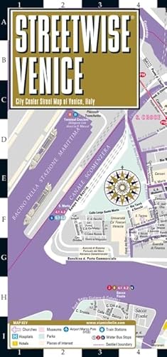 Streetwise Venice Map: City Center Street Map of Venice, Italy (Streetwise Maps) von Michelin Editions des Voyages