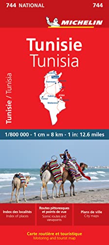 Tunisia - Michelin National Map 744: Map (Michelin National Maps, 744, Band 744)