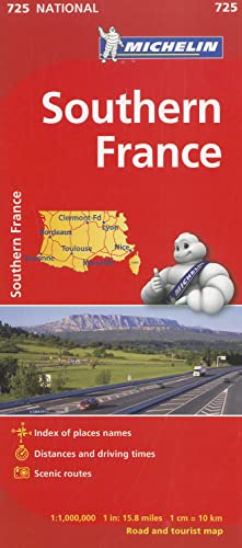 Michelin Frankreich Süd: Straßen- und Tourismuskarte 1: 1 000 000 (MICHELIN Nationalkarten)