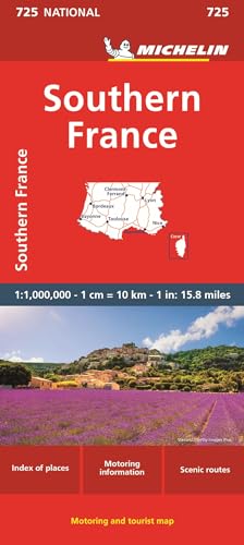 Michelin Frankreich Süd: Straßen- und Tourismuskarte 1: 1 000 000 (MICHELIN Nationalkarten) von Michelin, Vertrieb durch GRÄFE UND UNZER VERLAG GmbH
