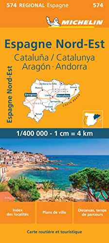 Aragon / Cataluna / Andorra (574): Wegenkaart Schaal 1 : 400.000 (Regionale kaarten Michelin, Band 574) Aragon / Cataluna / Andorra (574): Wegenkaart Schaal 1 : 400.000 (Regionale kaarten Michelin, Band 574)