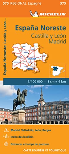 CASTILLA Y LEON, MADRID 11575 CARTE ' REGIONAL ' M: Wegenkaart Schaal 1 : 400.000 (Regionale kaarten Michelin) von MICHELIN