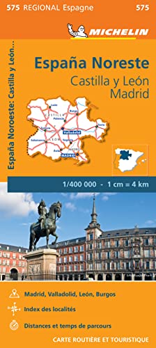 Castilla y Leon / Madrid (575): Wegenkaart Schaal 1 : 400.000 (Regionale kaarten Michelin, Band 575) Castilla y Leon / Madrid (575): Wegenkaart Schaal 1 : 400.000 (Regionale kaarten Michelin, Band 575)