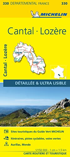 Cantal, Lozire - Michelin Local Map 330 von MICHELIN