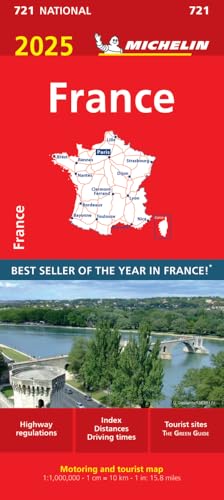 France 2025 - Michelin National Map 721: Map von Travel House Media