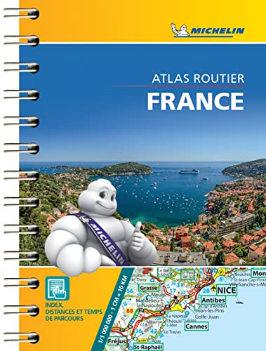 France - Mini Atlas: Mini Atlas Spiral (Michelin Road Atlases)