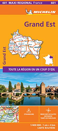 GRAND-EST, France - Michelin Maxi Regional Map 601: Map (France Maxi Regional)