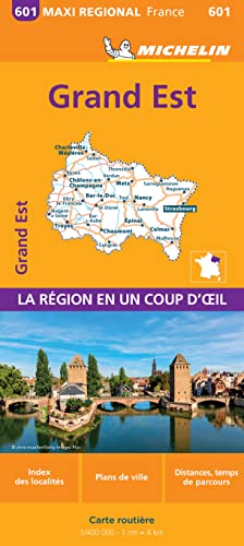 GRAND-EST, France - Michelin Maxi Regional Map 601: Map (France Maxi Regional)