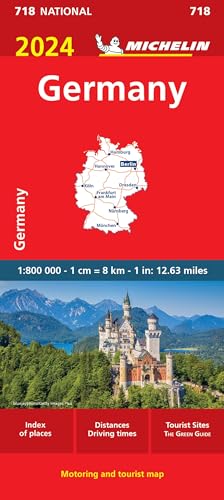 Germany 2024 - Michelin National Map 718: Map Germany 2024 - Michelin National Map 718: Map