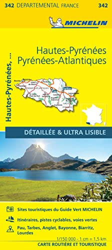 Michelin Hautes-Pyrénées (Baskenland): Map (MICHELIN Localkarten)