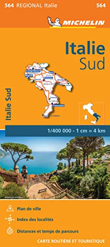 Italy South (564): Wegenkaart Schaal 1 : 400.000 (Regionale kaarten Michelin, Band 564)
