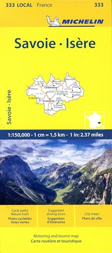Isere Savoie - Michelin Local Map 333: Map von MICHELIN