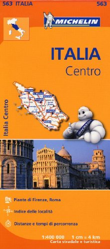 Italy Centre - Michelin Regional Map 563: Map (Michelin Regional Maps)