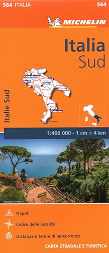 Italy South - Michelin Regional Map 564: Map (Michelin Maps) von MICHELIN