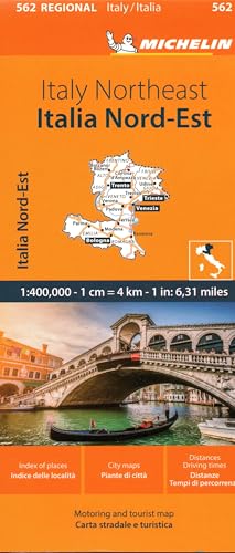 Italy: Northeast Map 562 (Maps/Regional Michelin) von MICHELIN