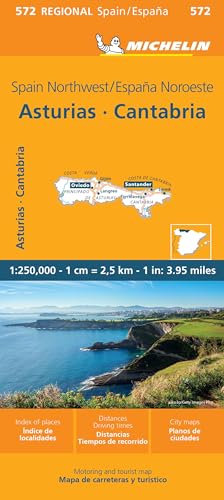 Michelin Asturien, Kantabrien: Straßen- und Tourismuskarte 1:250.000 (MICHELIN Regionalkarten) von Gräfe und Unzer