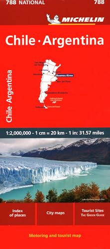 Michelin Chile Argentinien: Map (MICHELIN Nationalkarten) von Gräfe und Unzer