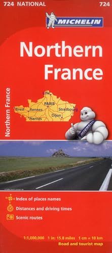 Michelin Frankreich Nord: Straßen- und Tourismuskarte 1: 1 000 000 (MICHELIN Nationalkarten) von Michelin, Vertrieb durch GRÄFE UND UNZER VERLAG GmbH