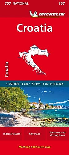 Michelin Kroatien (MICHELIN Nationalkarten)