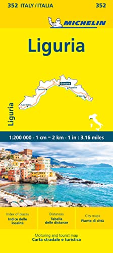 Michelin Ligurien: Straßen- und Tourismuskarte 1:200.000 (MICHELIN Localkarten)