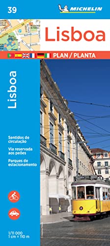 Michelin Lisbon Map 39: City Plans (Planos Michelin)