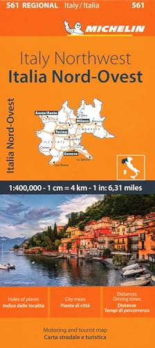 Michelin Map Italy: Northwest Map 561 (Maps/Regional Michelin) von Michelin Editions des Voyages