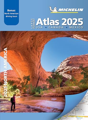 Michelin North America Large Format Road Atlas 2025: USA - Canada - Mexico (Michelin Road Atlases) von Michelin Editions des Voyages