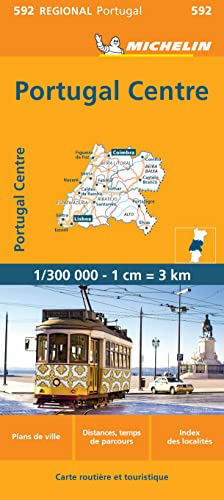 Michelin Portugal Mitte: Wegenkaart Schaal 1 : 300.000 (MICHELIN Regionalkarten, Band 592)