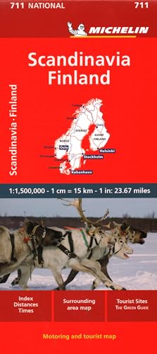 Michelin Scandinavia Finland Map 711 (Maps/Country Michelin) von MICHELIN