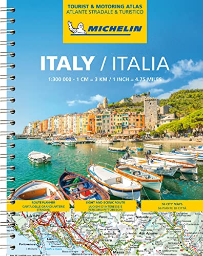 Michelin Straßenatlas Italien mit Spiralbindung: Maßstab 1:3.000.000; Auflage 2022 (MICHELIN Atlanten) von Gräfe und Unzer