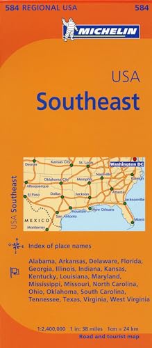 Michelin Usa: Southeast Map 584