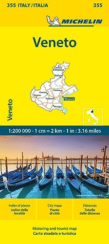 Michelin Venetien: Straßen- und Tourismuskarte 1:200.000 (MICHELIN Localkarten)